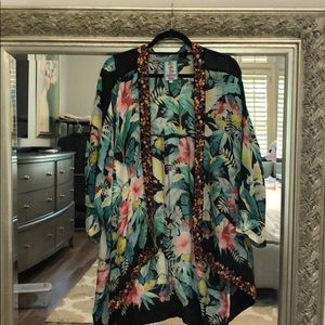Johnny Was floral kimono